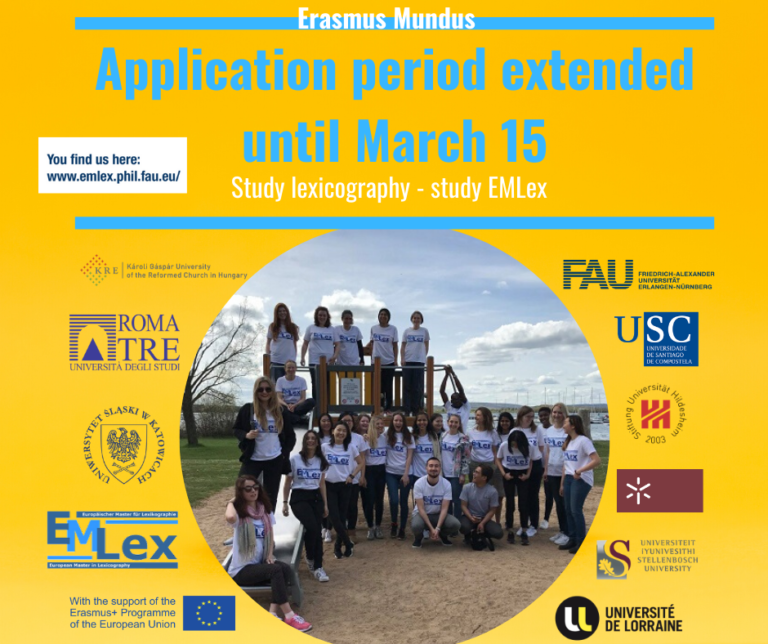 Application period for the intake 20/21 extended until March 15