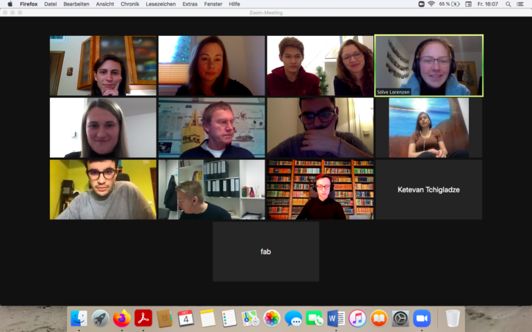 Virtual meeting of the Herbert Ernst Wiegand cohort regarding the EMLex 2021 summer term in Erlangen