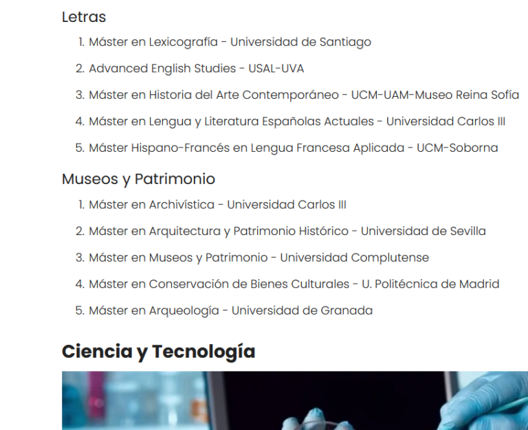 EMLex is again rank 1 at the EL MUNDO ranking of the best Spanish masters
